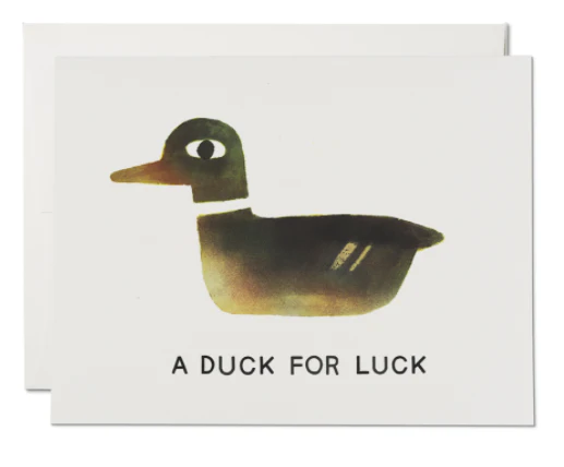 A Duck for Luck Greeting Card - Image 2
