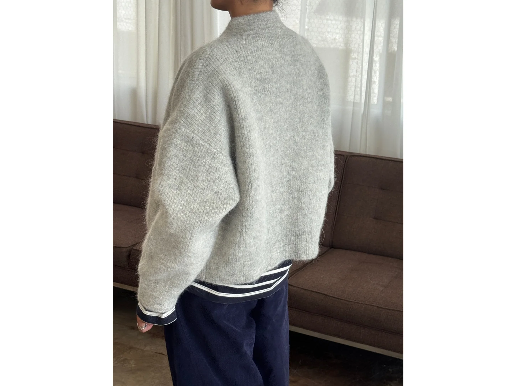 Alpaca Zip Front Jacket - Image 5