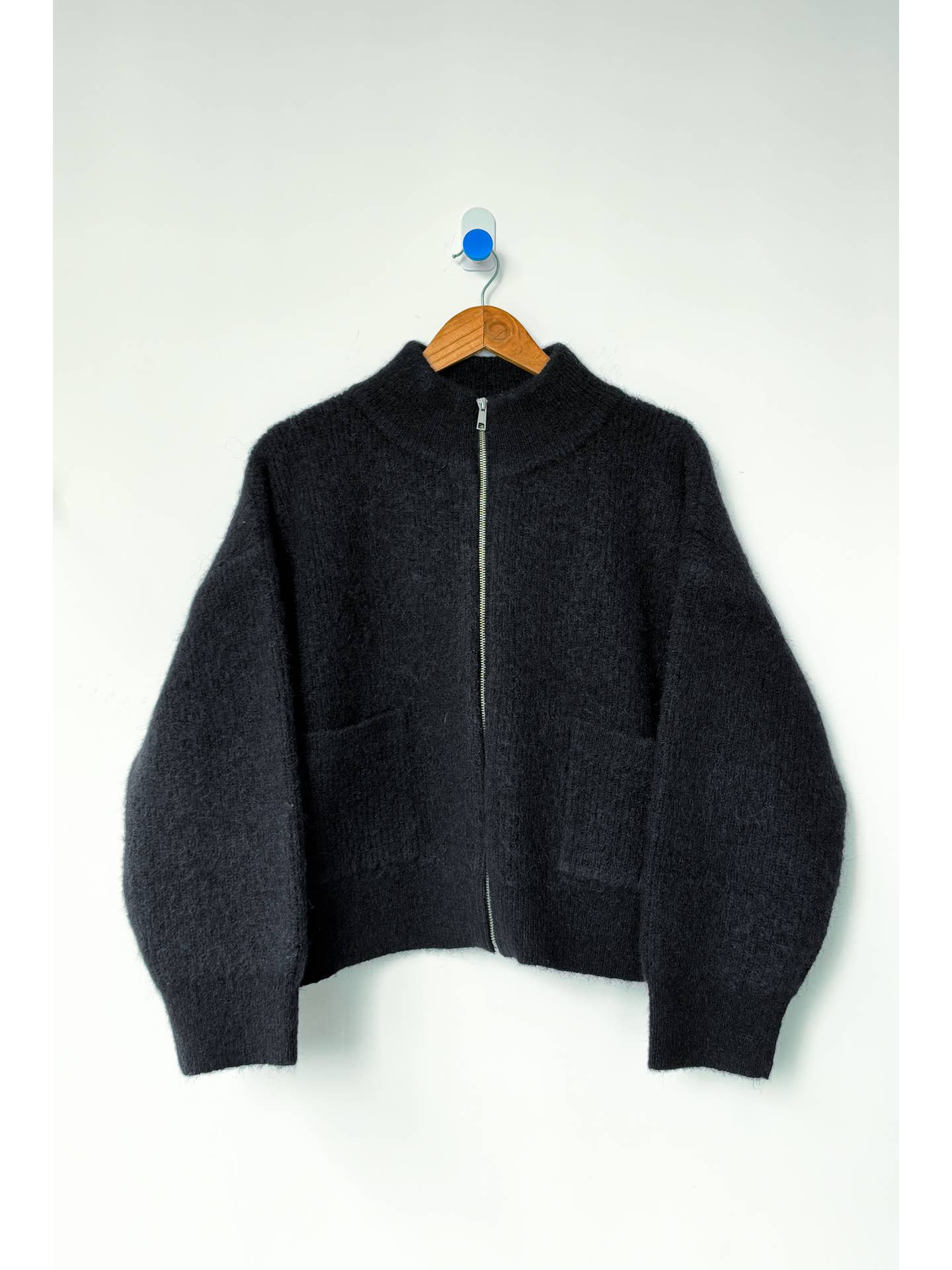 Alpaca Zip Front Jacket - Image 7
