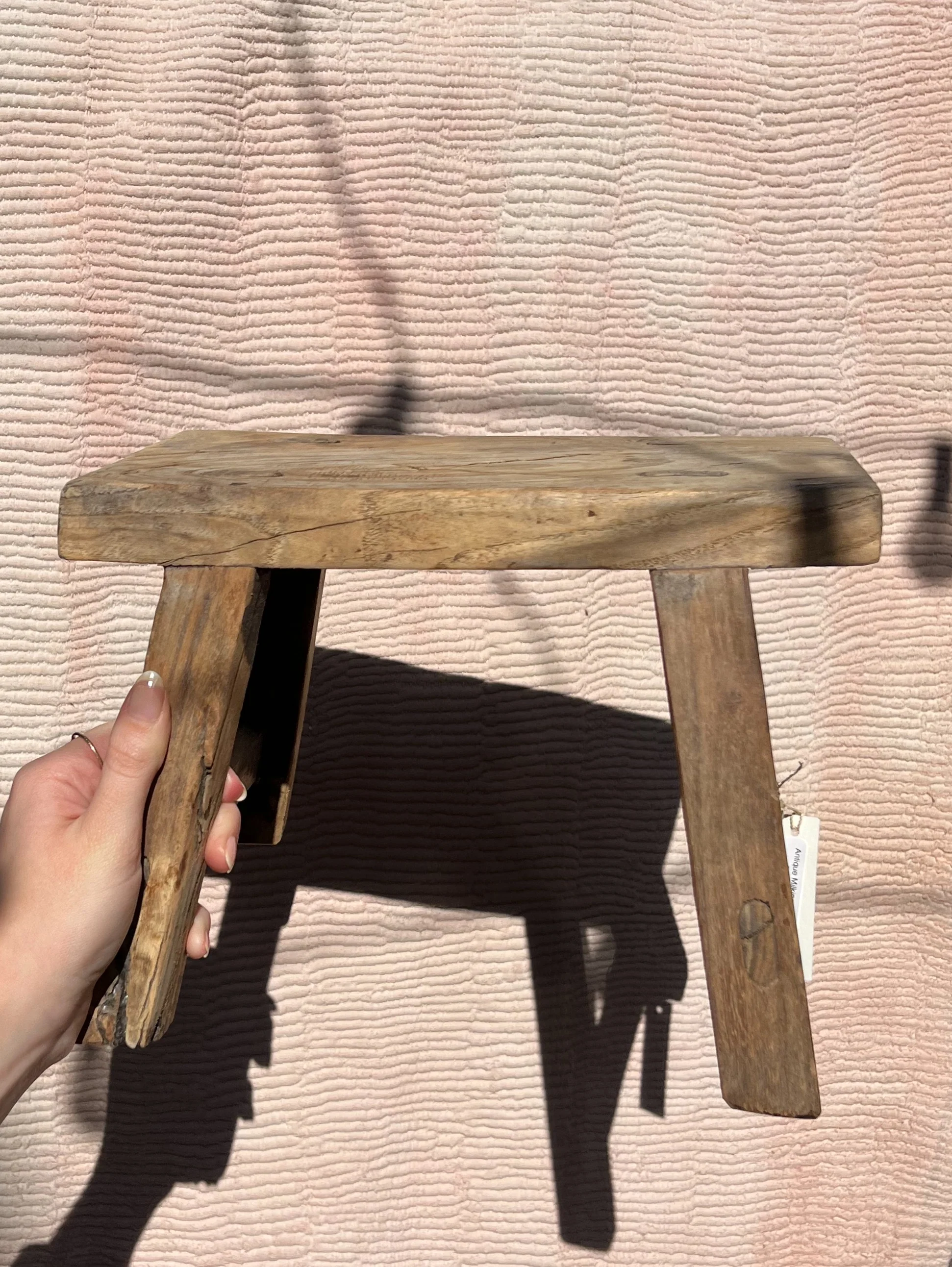 Antique Milking Stool - Miniature - Image 9
