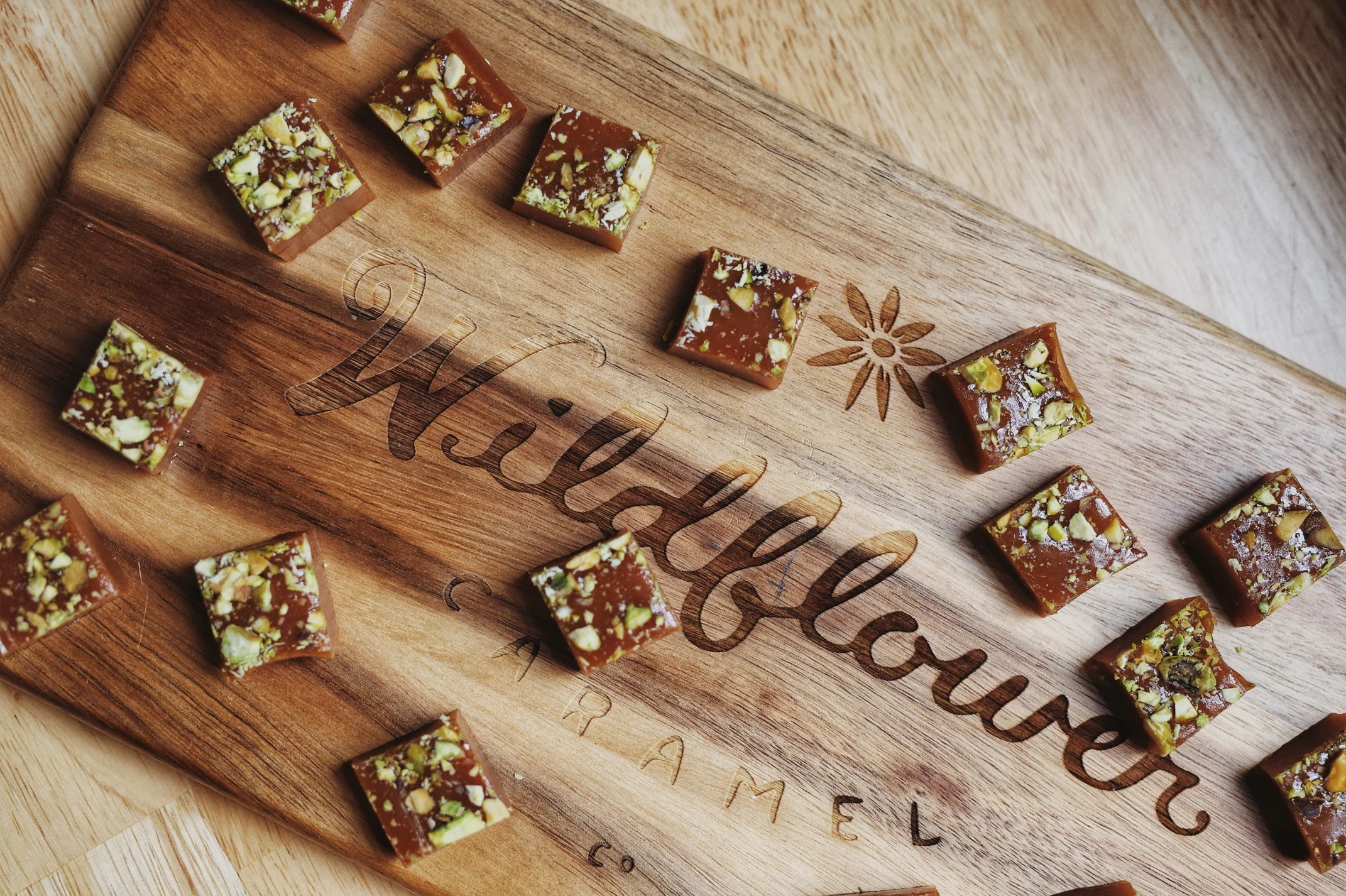 Orange Cardamom Pistachio Caramels - Image 2