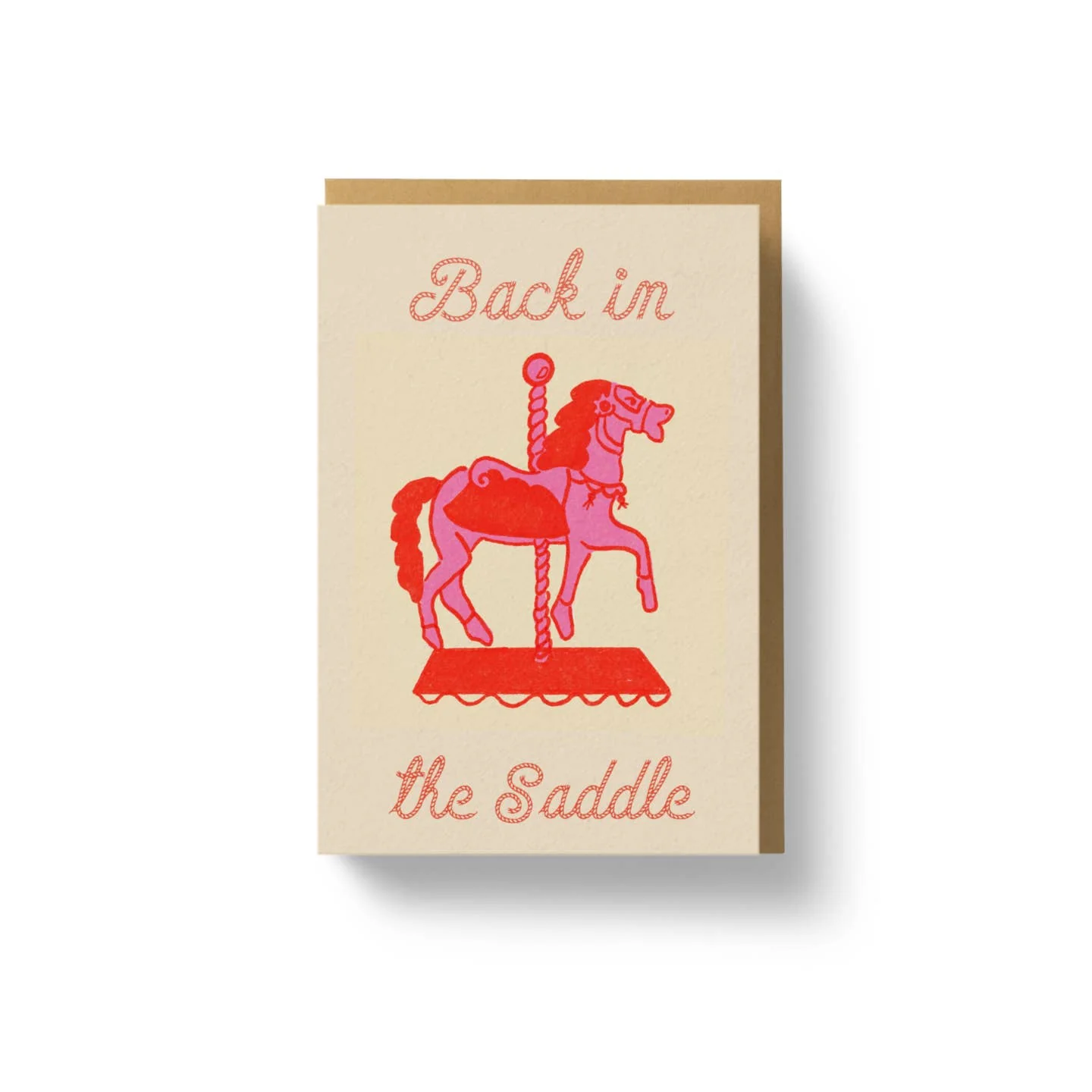 Back in the Saddle Greeting Card