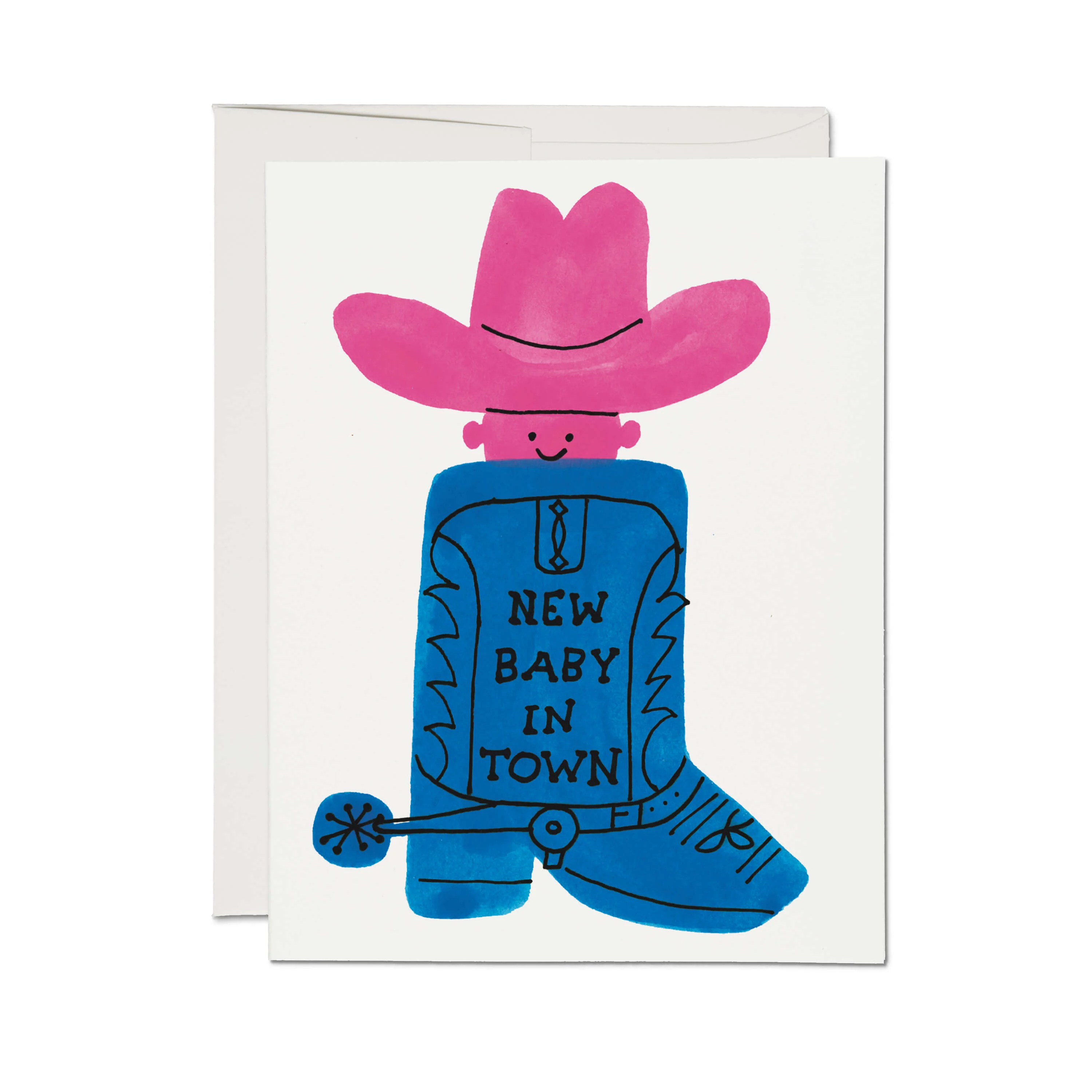 New Baby In Town Greeting Card