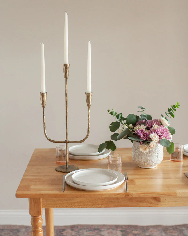Brass Candelabra - Image 2