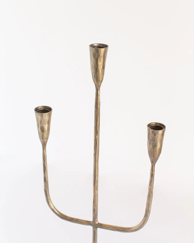 Brass Candelabra - Image 3