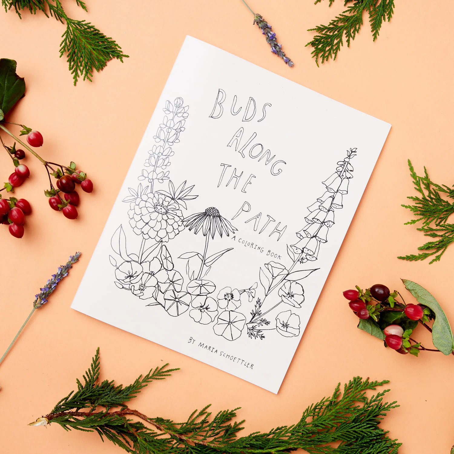 Buds Along the Path Coloring Book - Image 5