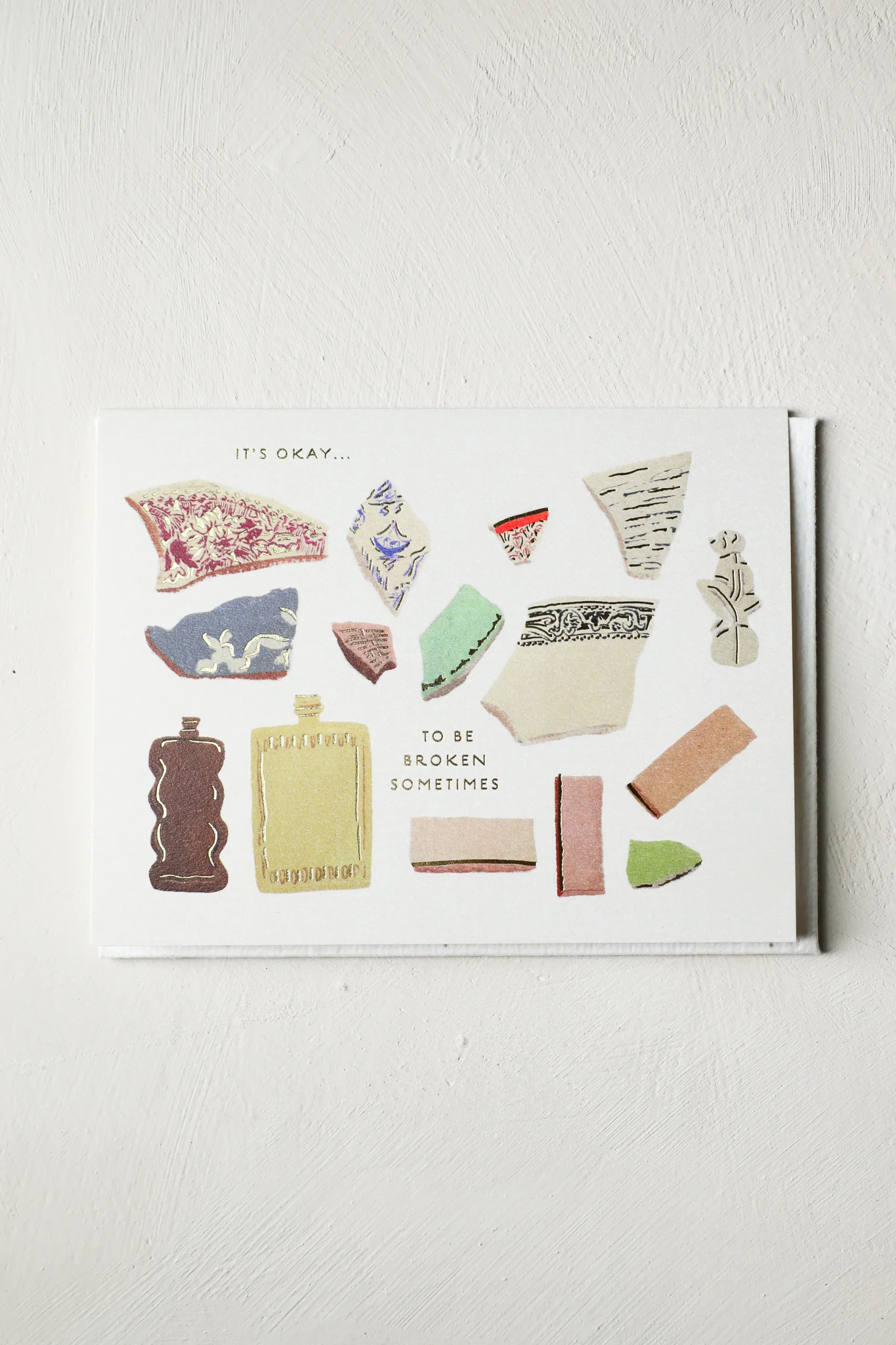 Okay To Be Broken - Plantable Greeting Card
