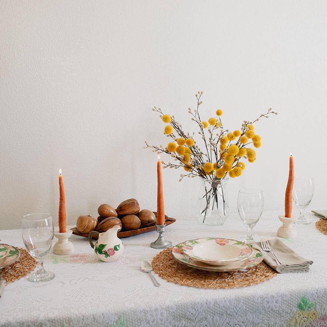 Carrot Taper Candles - Image 2