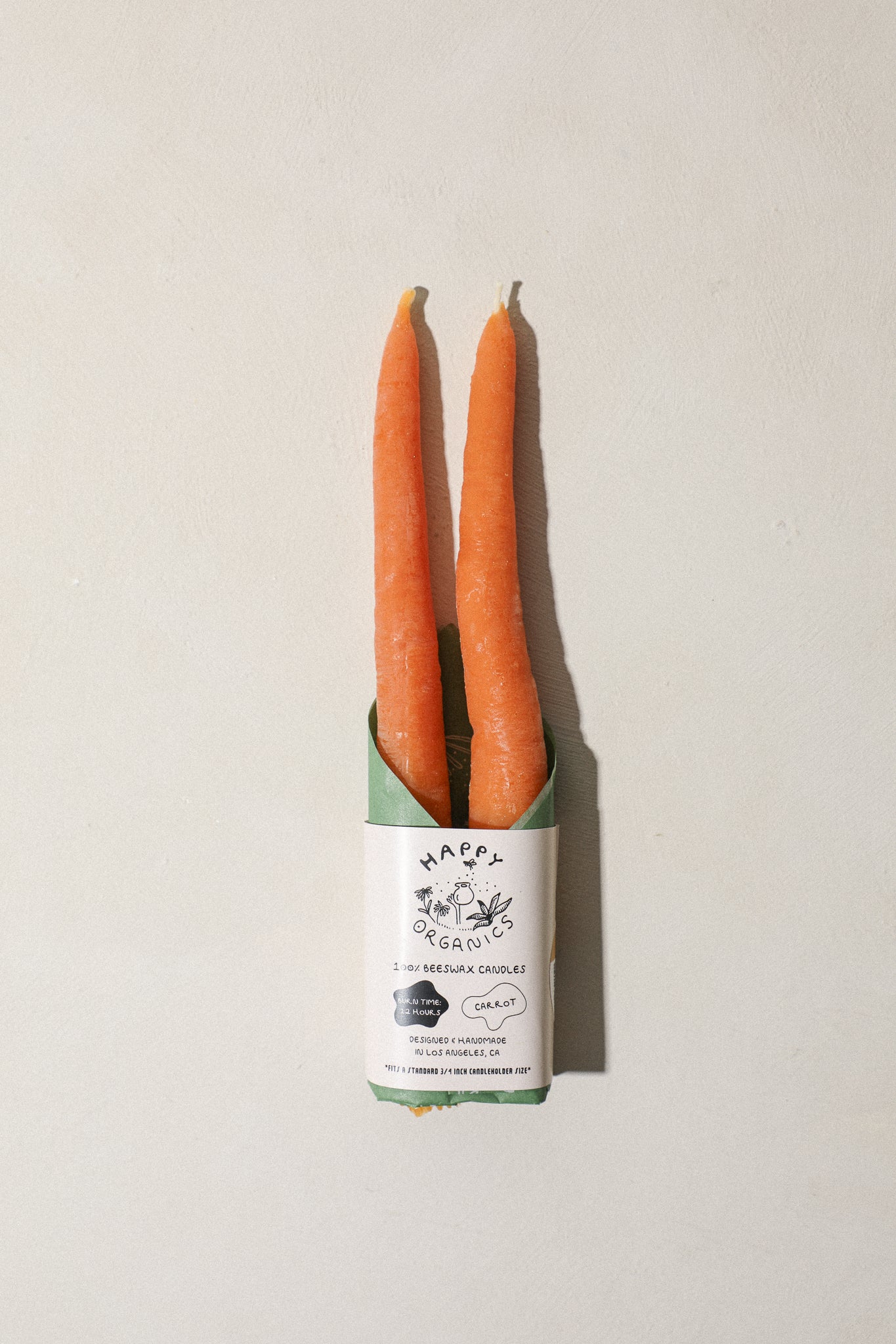 Carrot Taper Candles - Image 3