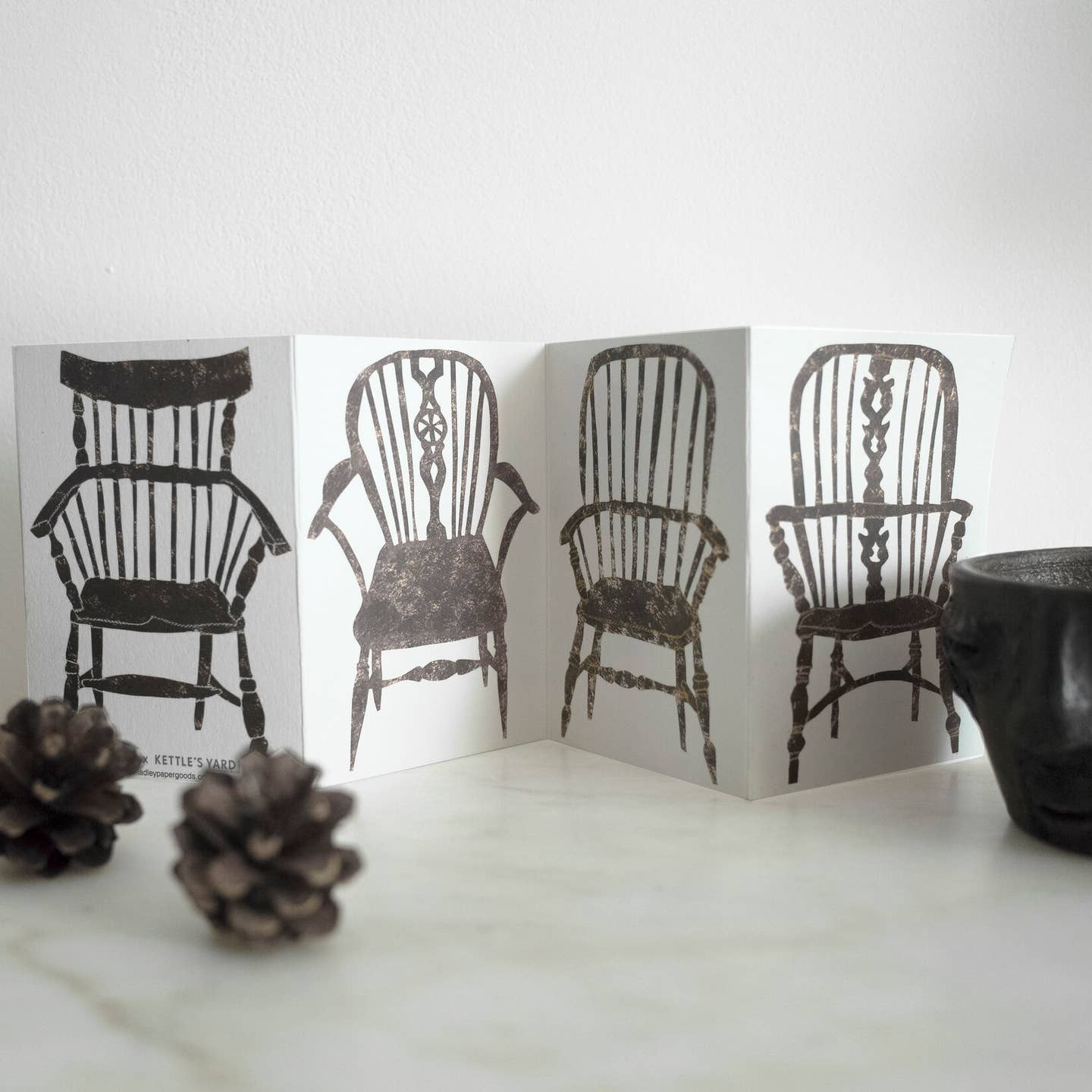 Chairs Concertina Greeting Card - Image 2
