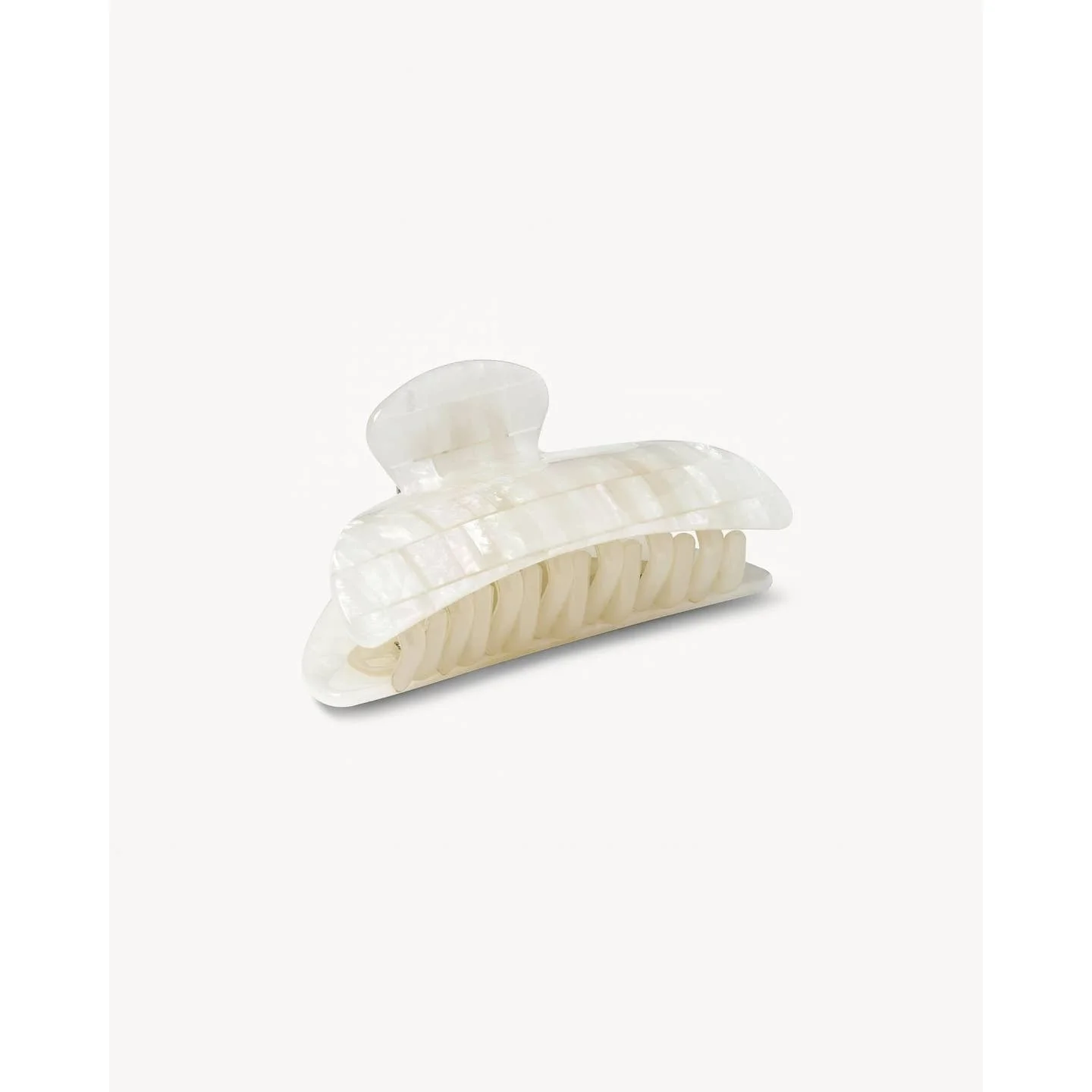 Checkered Opalite Shell Hair Clip - Image 2