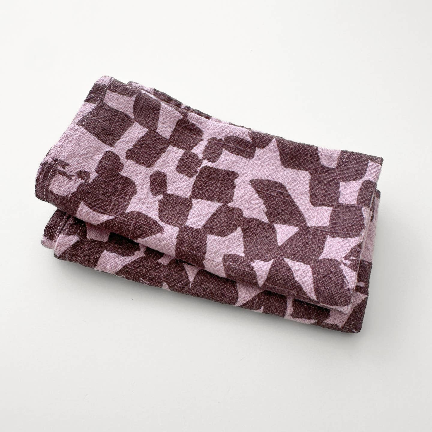 Checks Napkin Pair / Lavender + Moonbeams - Image 4