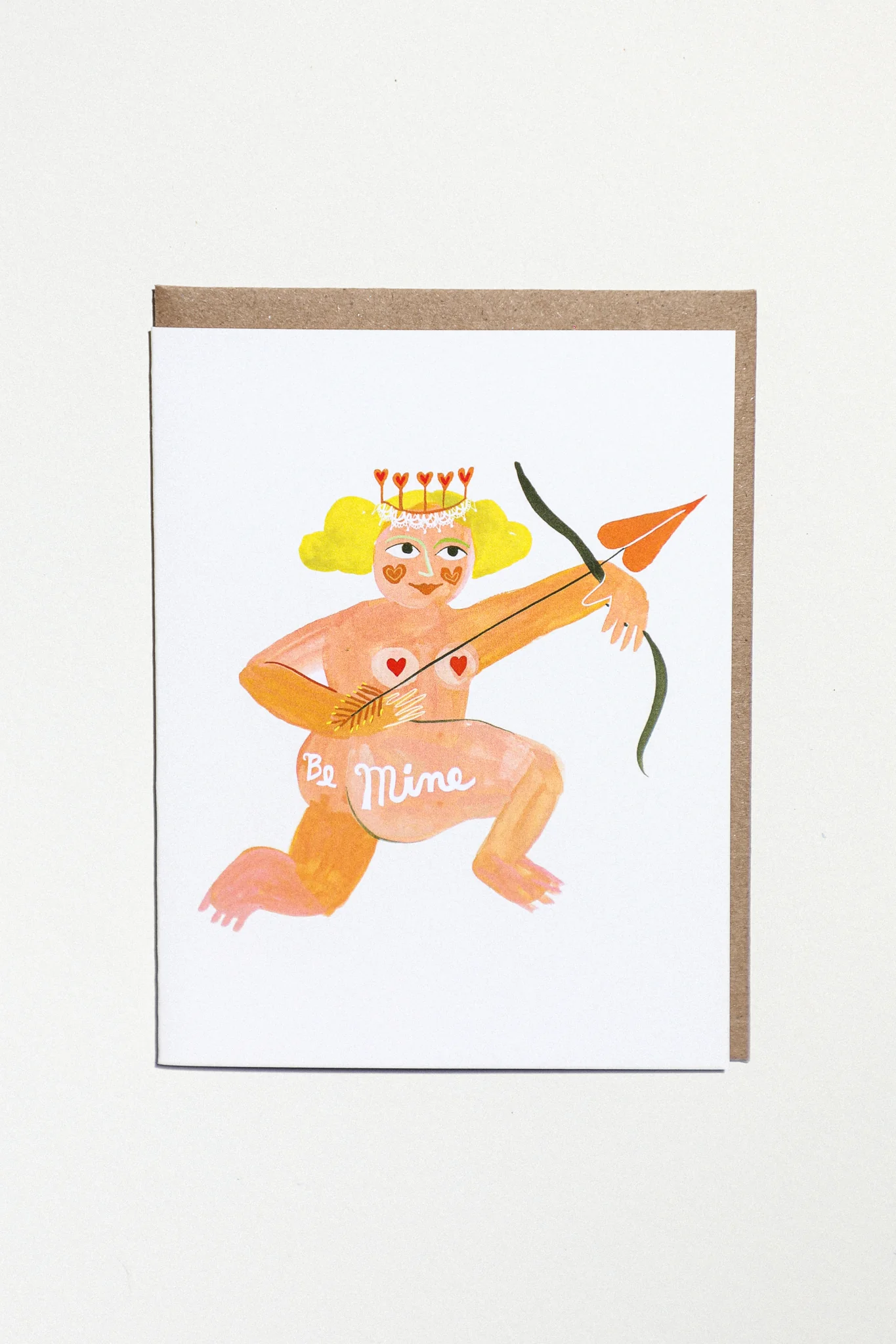 Be Mine Cupid Greeting Card