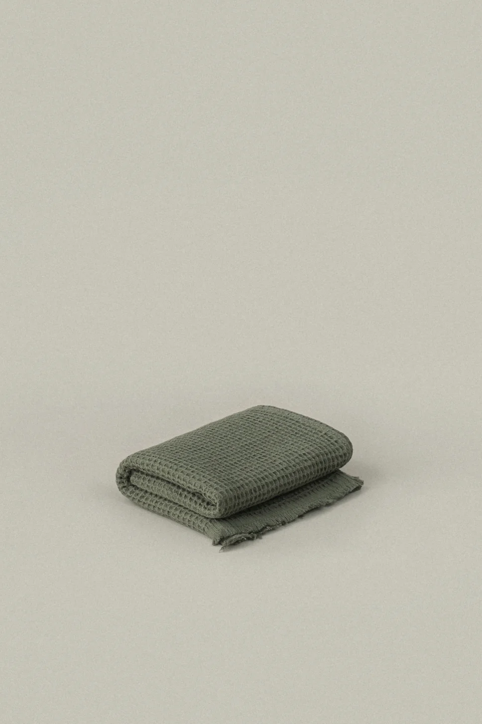 Everyday Waffle Towel / Olive - Image 4