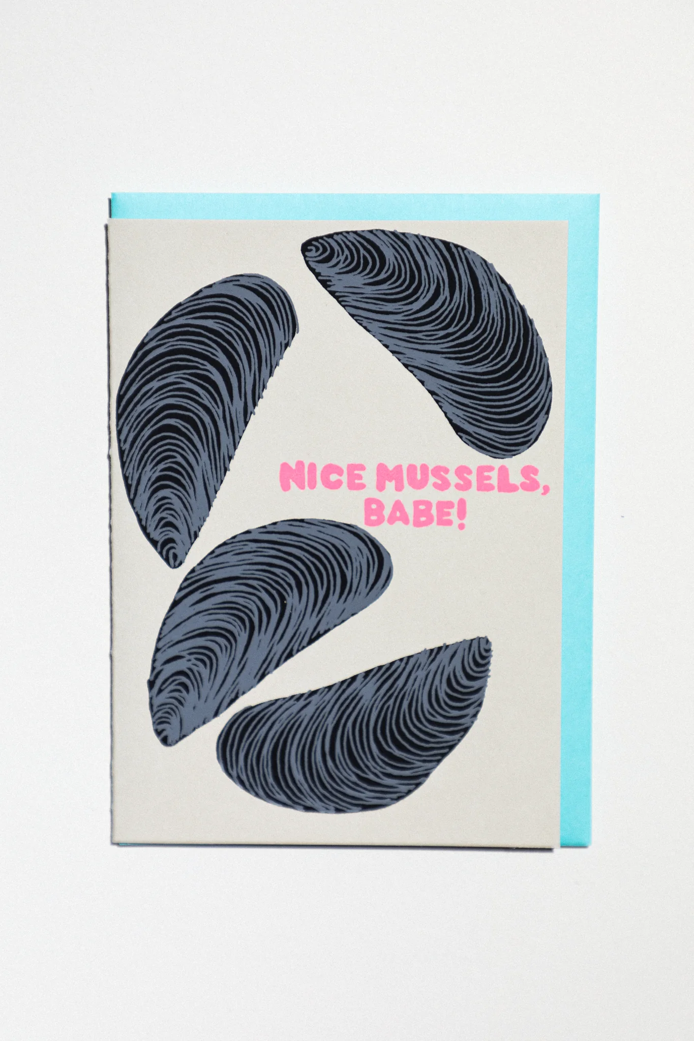 Nice Mussels Greeting Card