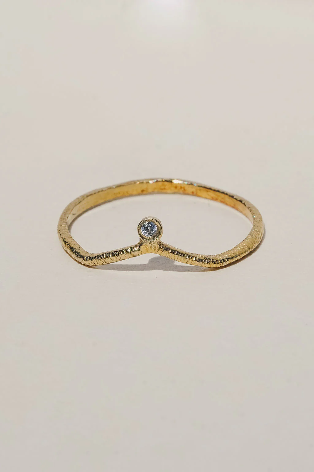 Crown Ring No. 01 - Solid 14K Gold