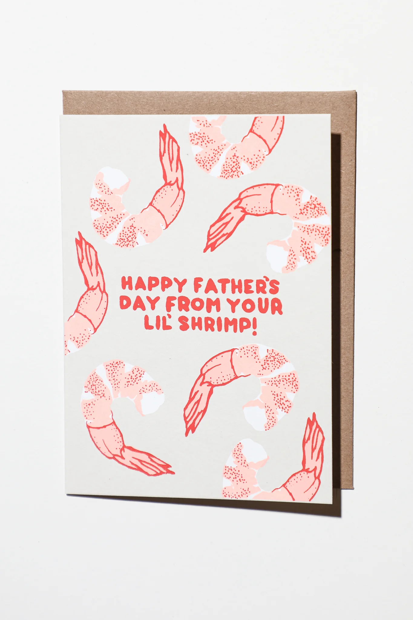 Father's Day Shrimp Greeting Card