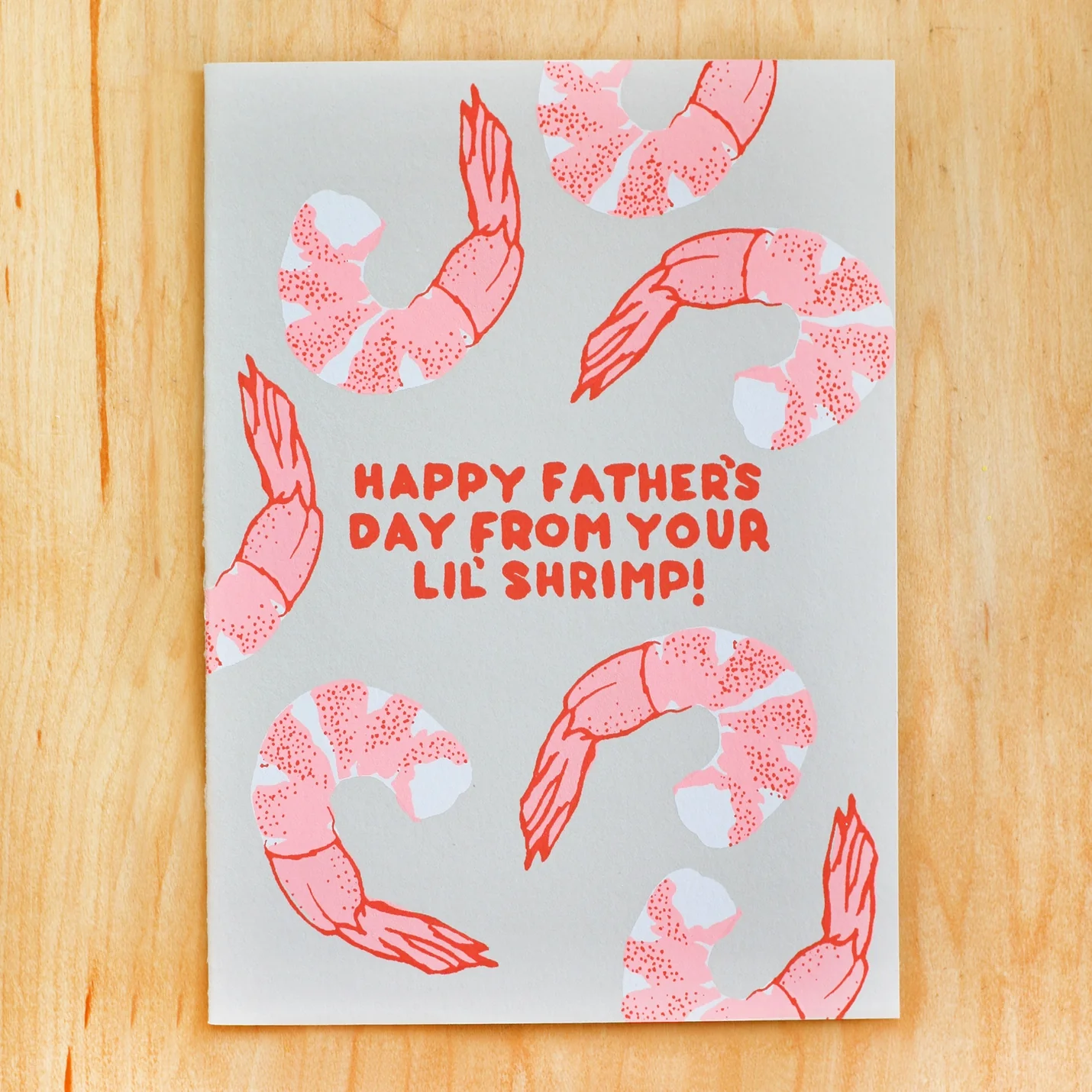 Father's Day Shrimp Greeting Card - Image 2