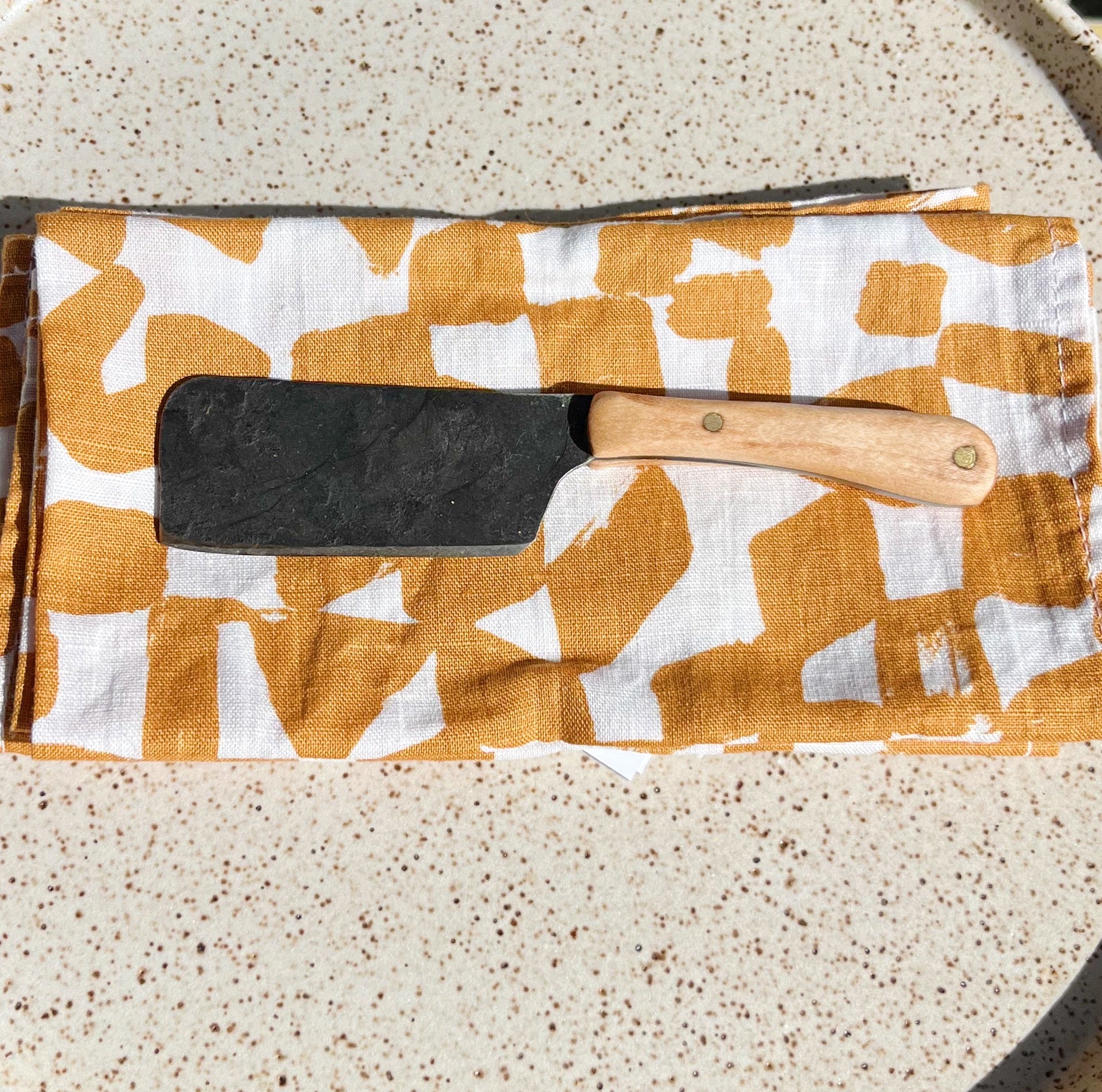 Hand-Forged Cheese Knife - Image 3