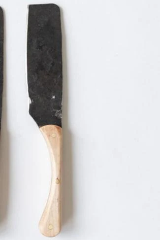 Hand-Forged Cheese Knife - Image 6