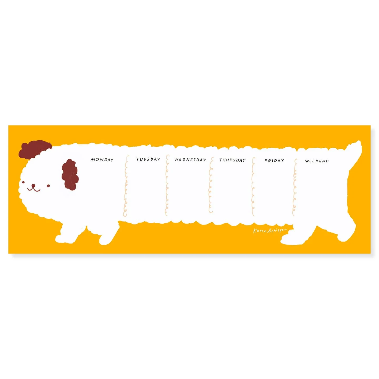Dog Weekly Planner Pad - Image 3