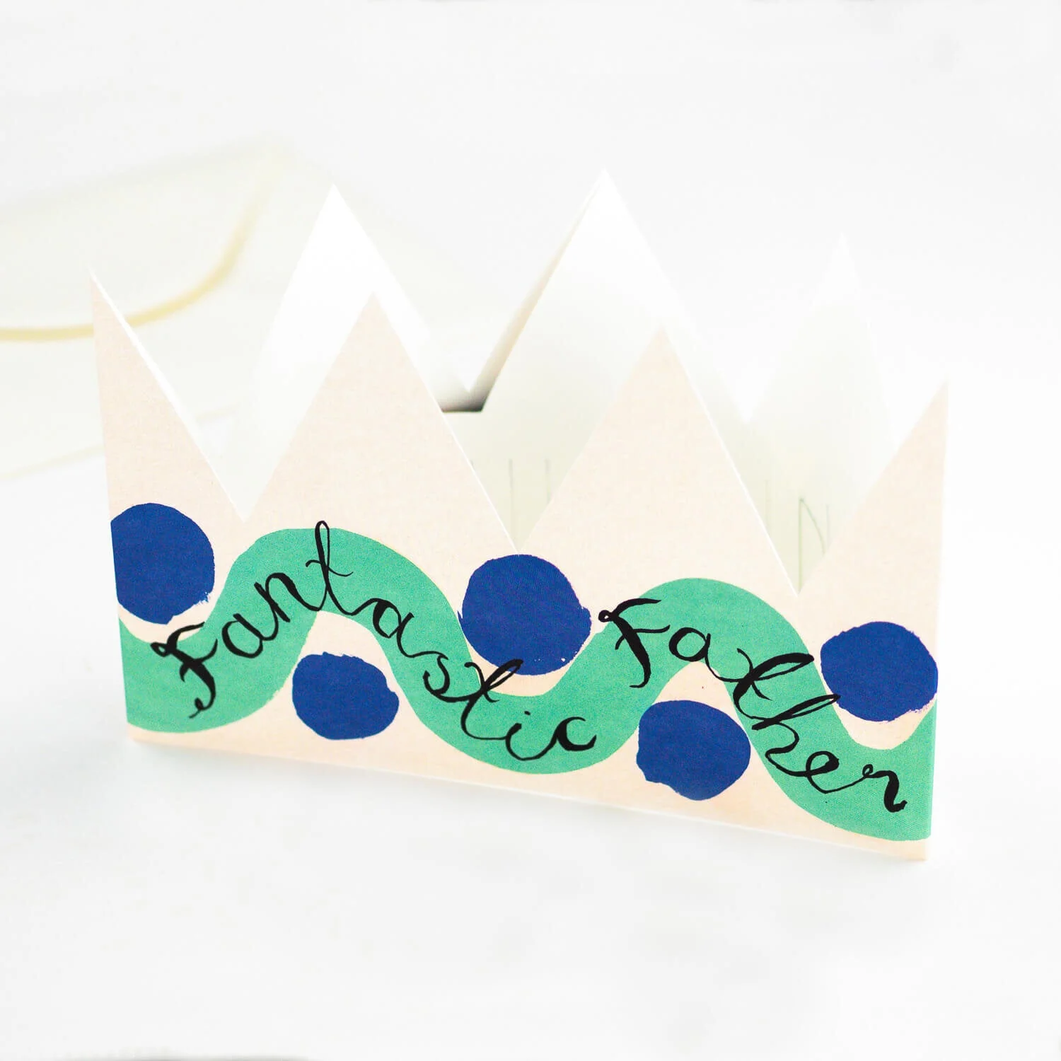 Fantastic Father Greeting Card and Party Hat - Image 4