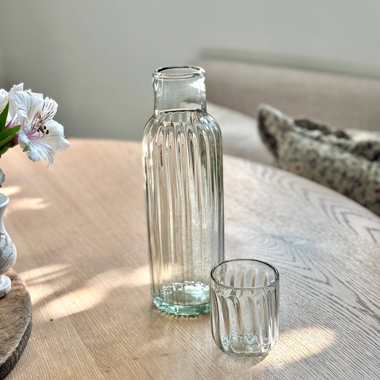 Fluted Tall Carafe Set
