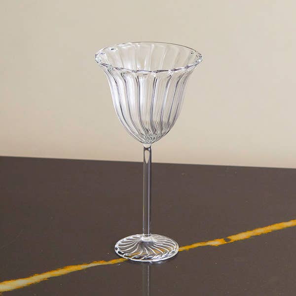 Ridged Wine Glasses - Image 5