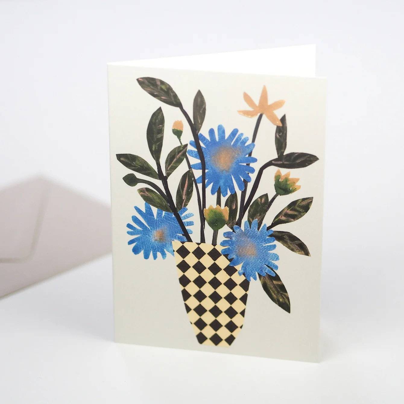 Chequer Vase Greeting Card - Image 2