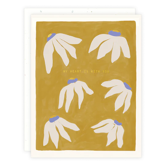 Heart Is With You Greeting Card - Image 2