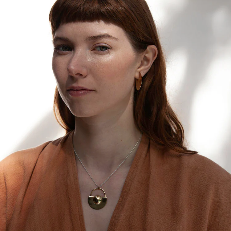 Isamu Disk Earrings - Image 3
