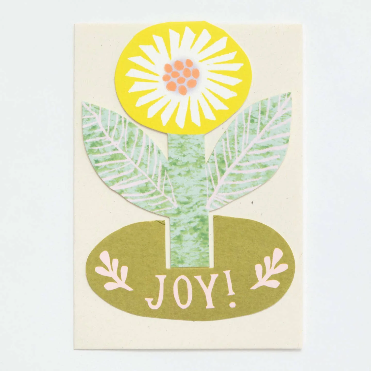 Joy Flower Standing Greeting Card - Image 2