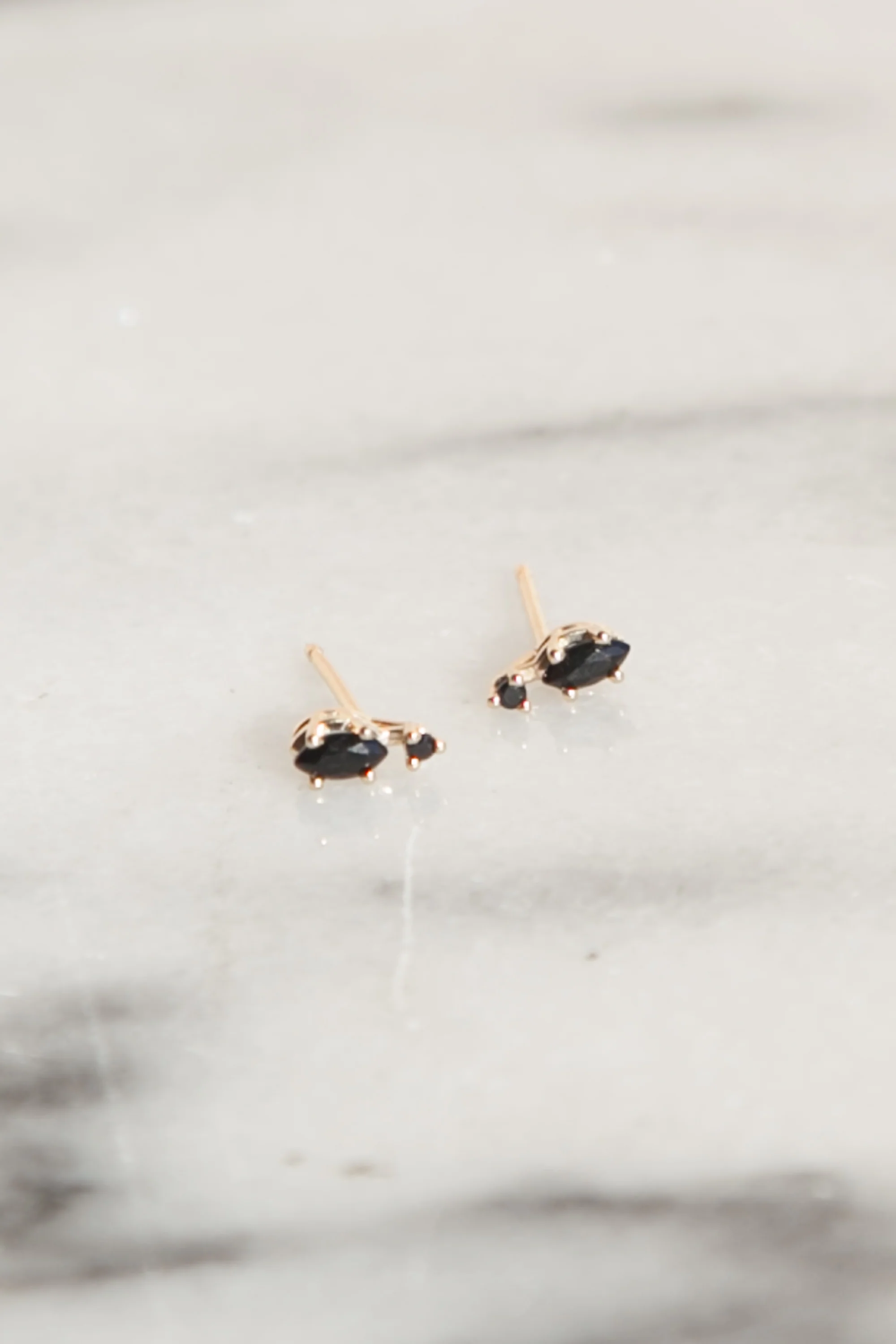 Marquise Onyx + Accent Studs