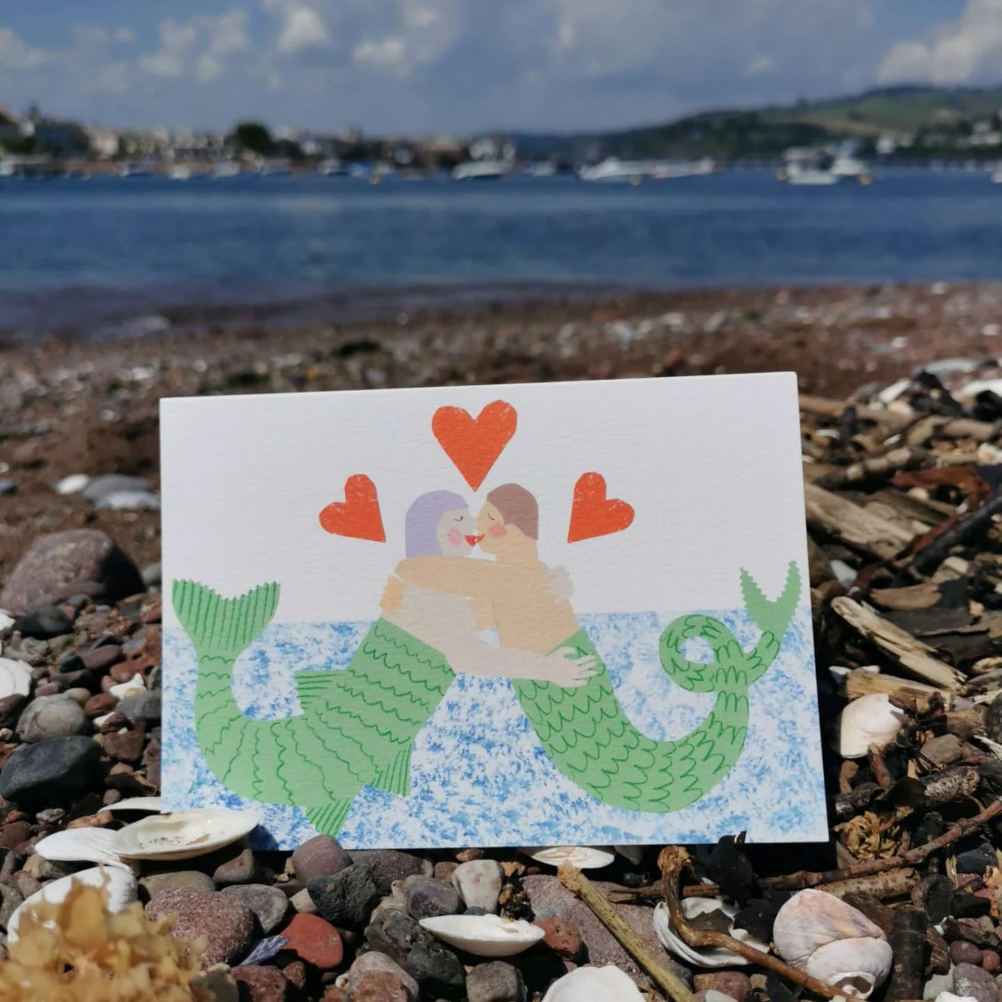 Mermaid Kiss Greeting Card - Image 4