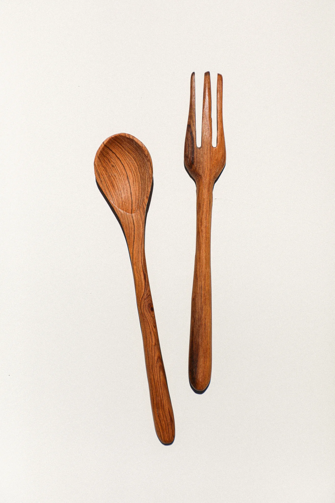 Mini Olive Wood Salad Servers