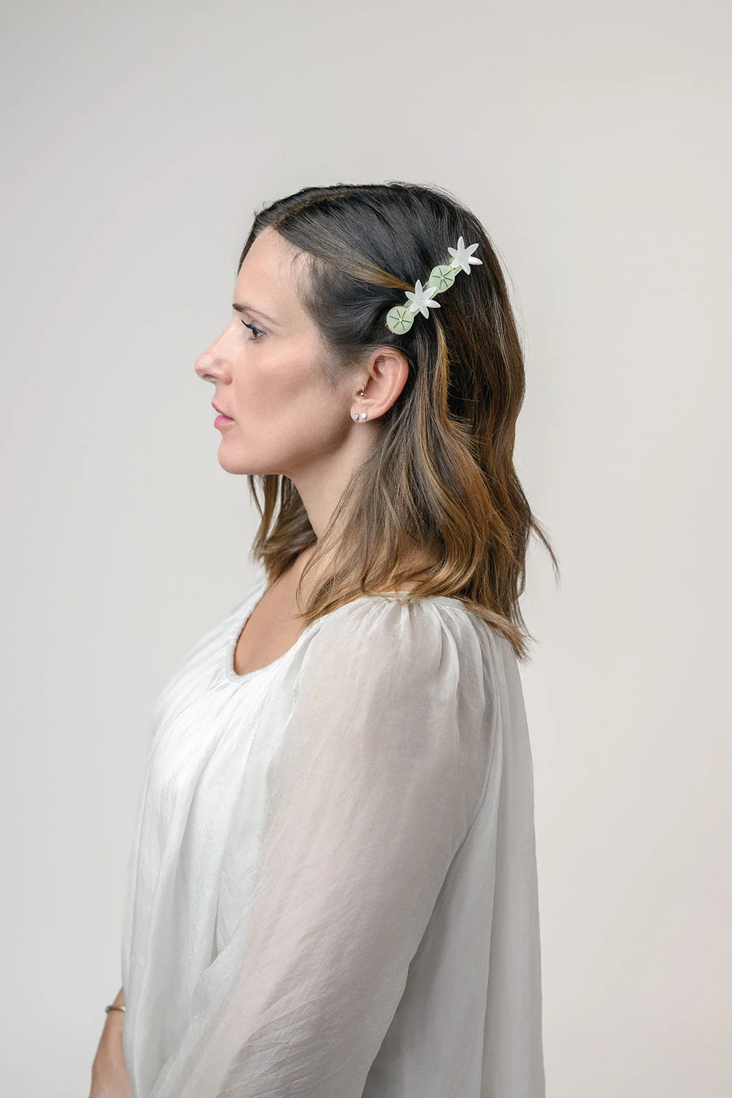 Water Lily Hair Clip - Image 2