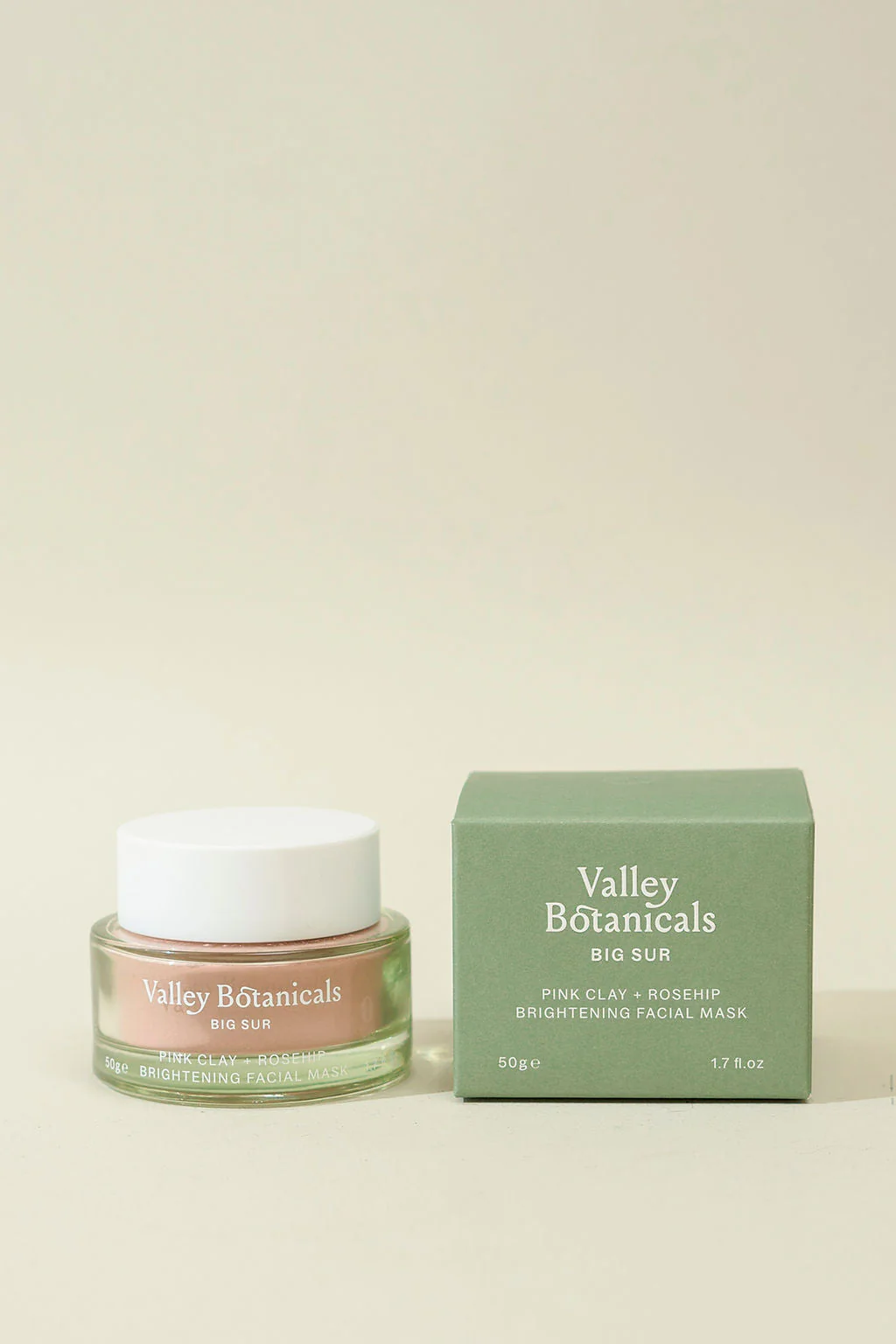 Pink Clay + Rosehip Brightening Facial Mask