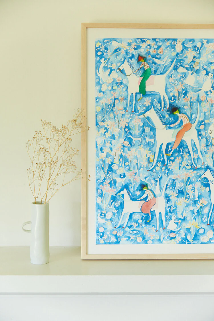 Blue Bell Riders Print - Image 4