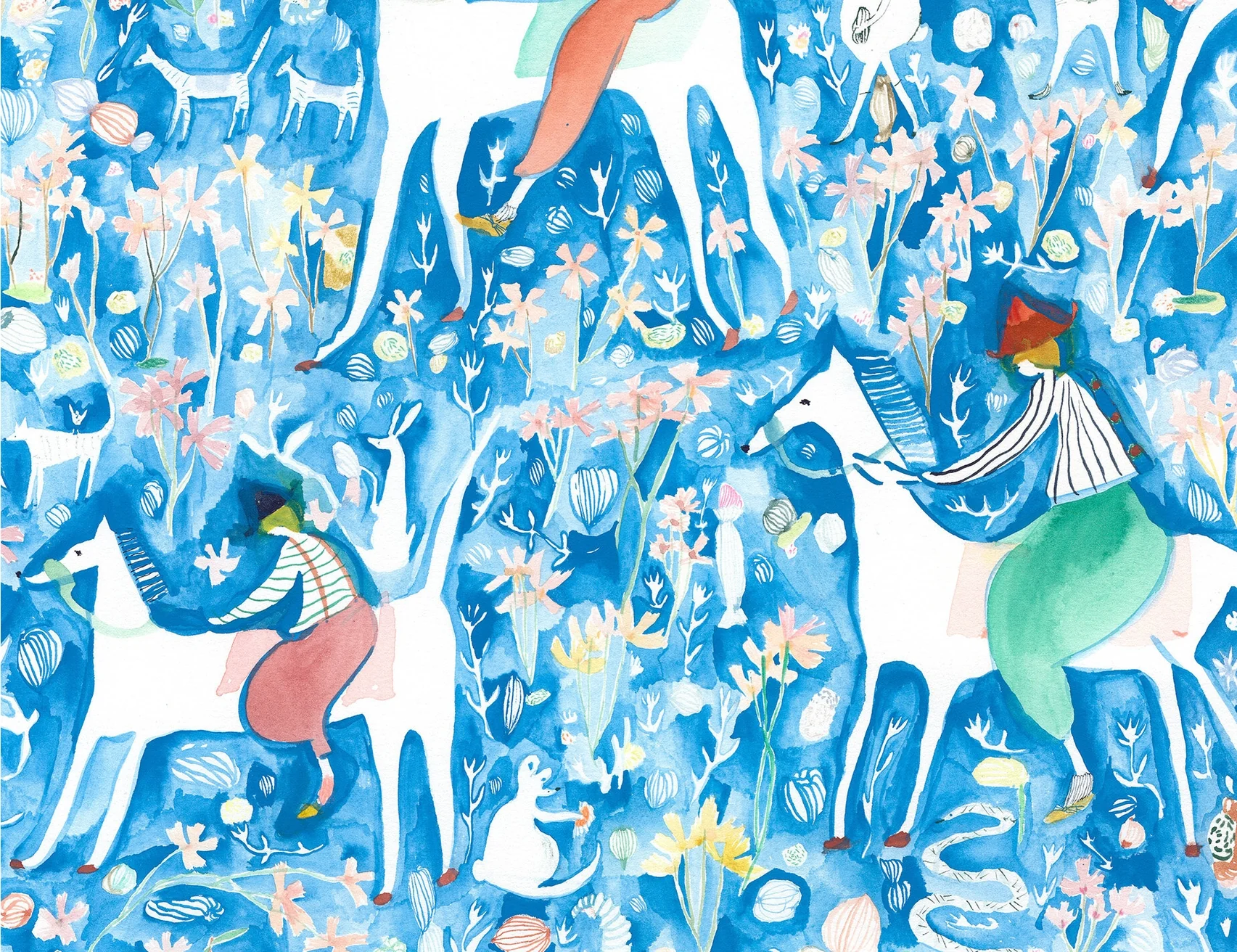 Blue Bell Riders Print - Image 5