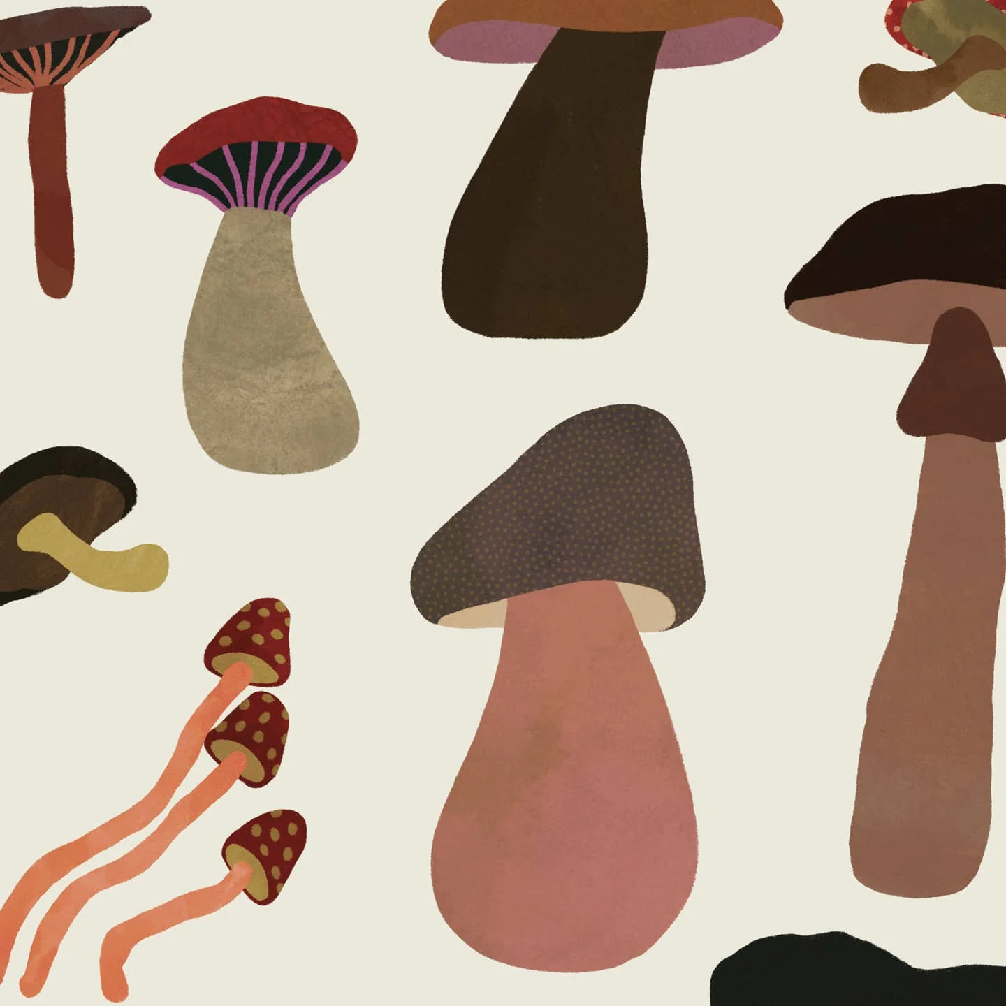 Mushrooms Print - Image 2