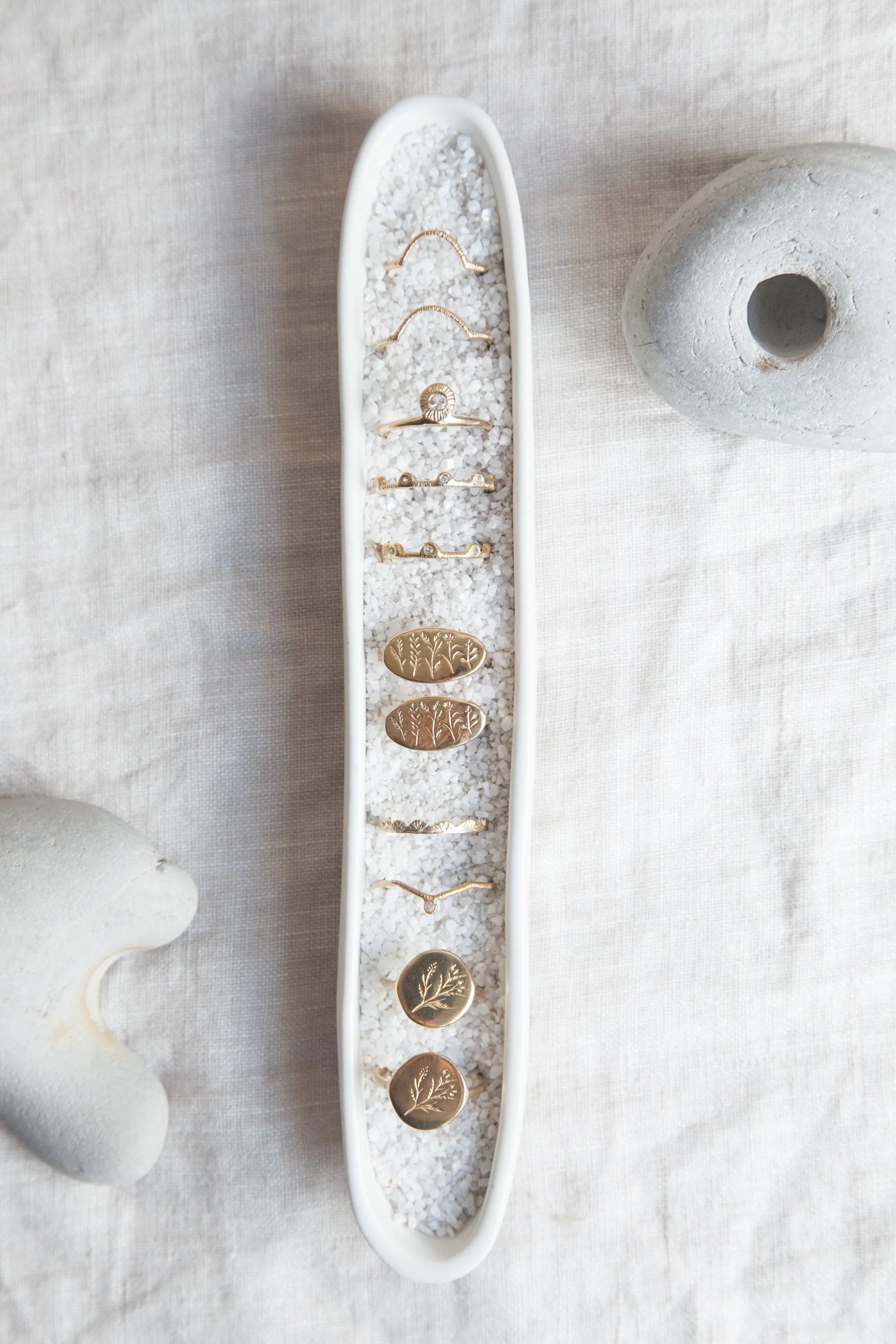 Scalloped Eternity Band - Solid 14K Gold - Image 4