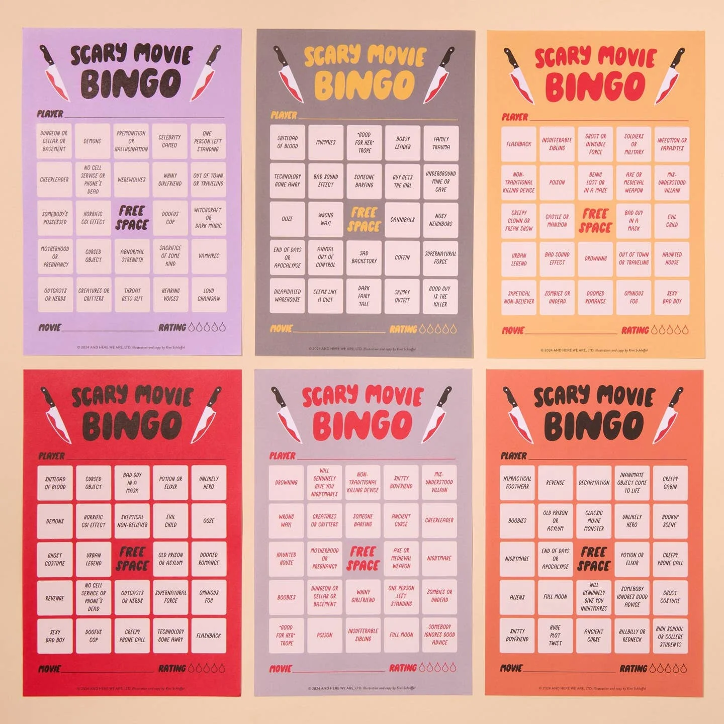 Scary Movie Bingo - Image 4