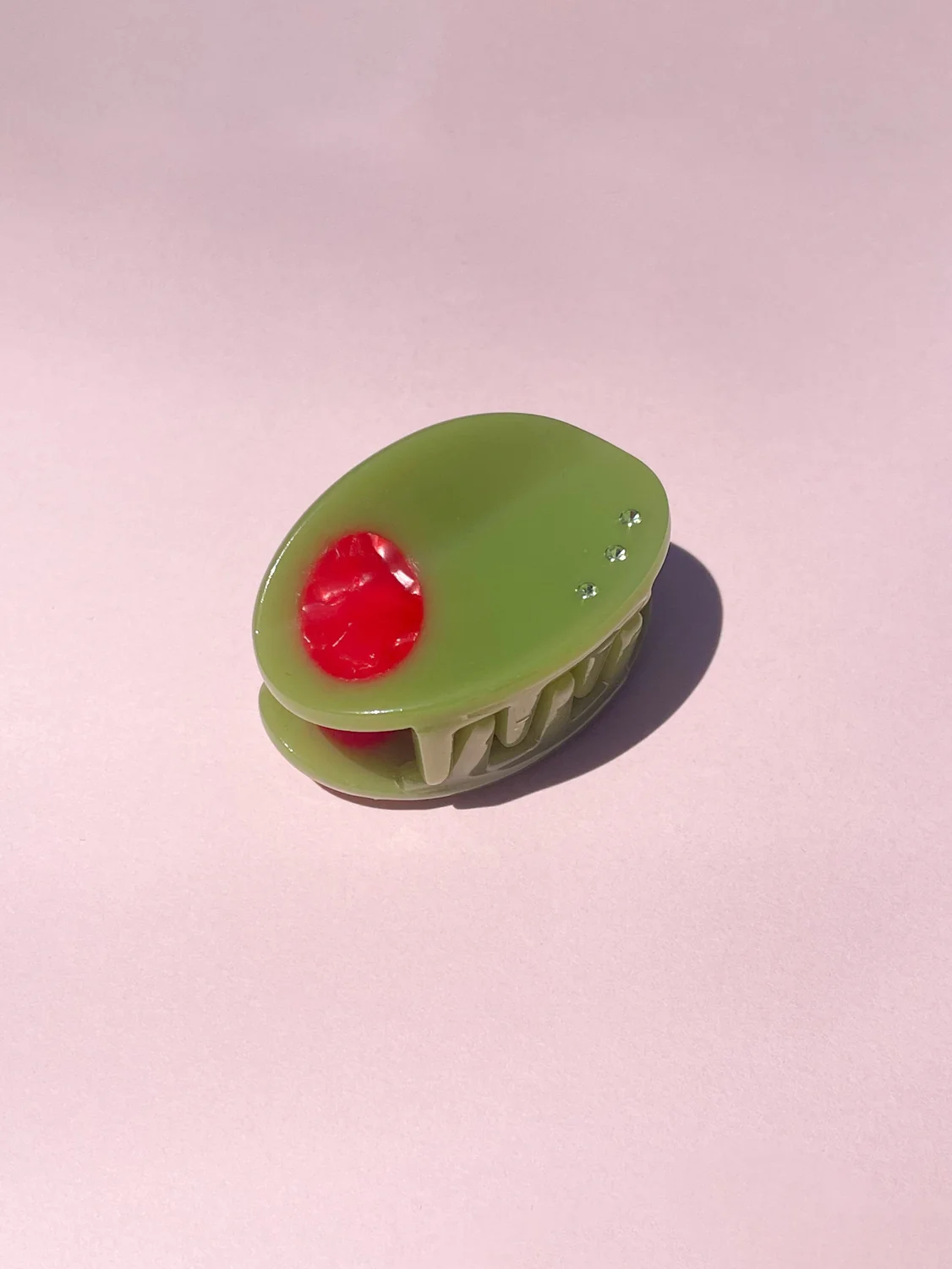 Small Olive Claw Clip