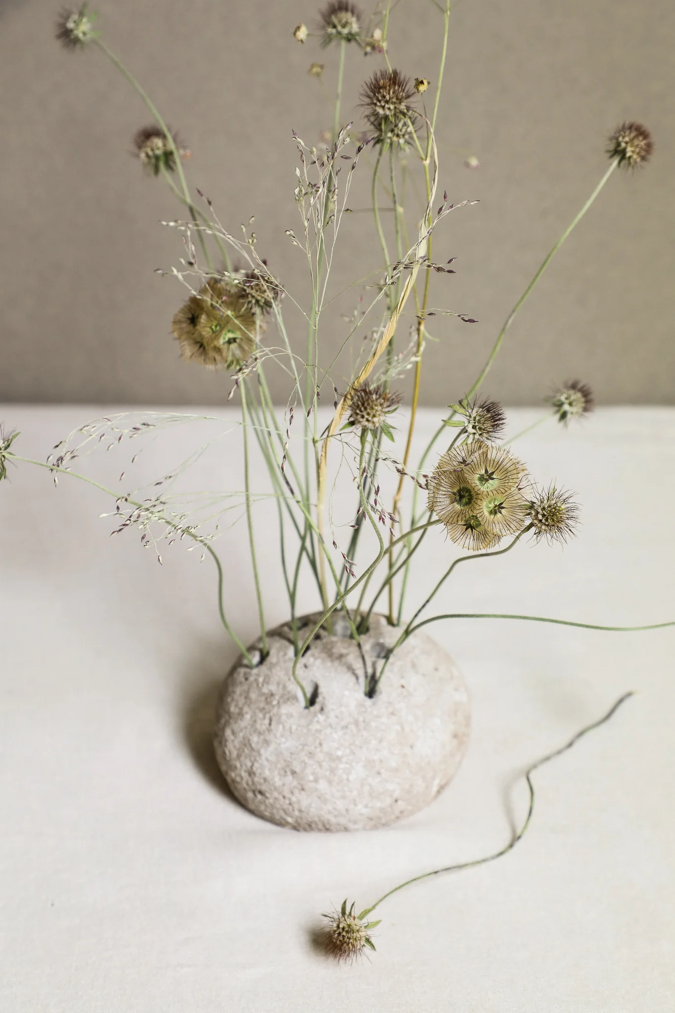 Stone Floral Frog
