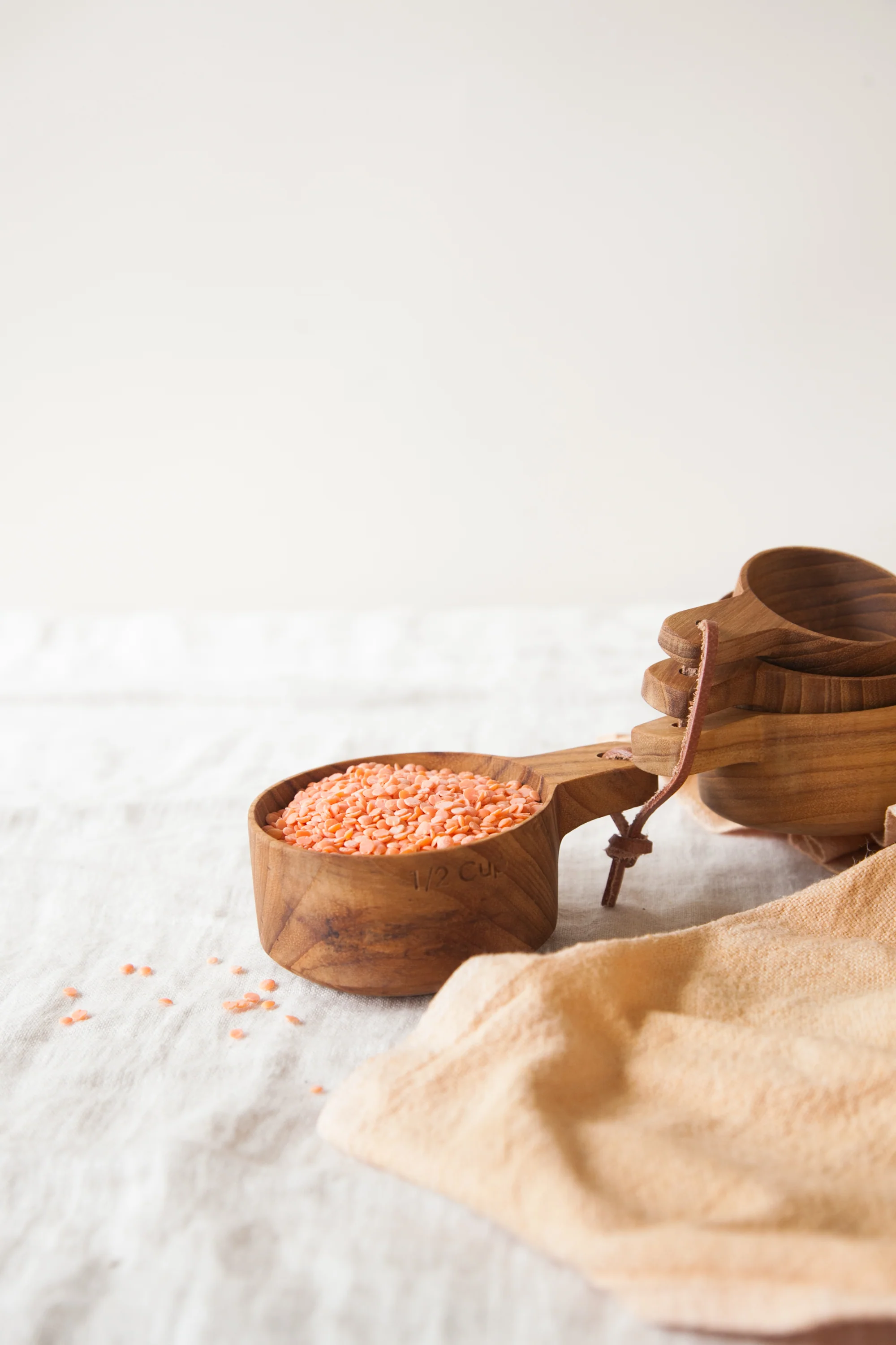 Teak Measuring Cups - Image 2