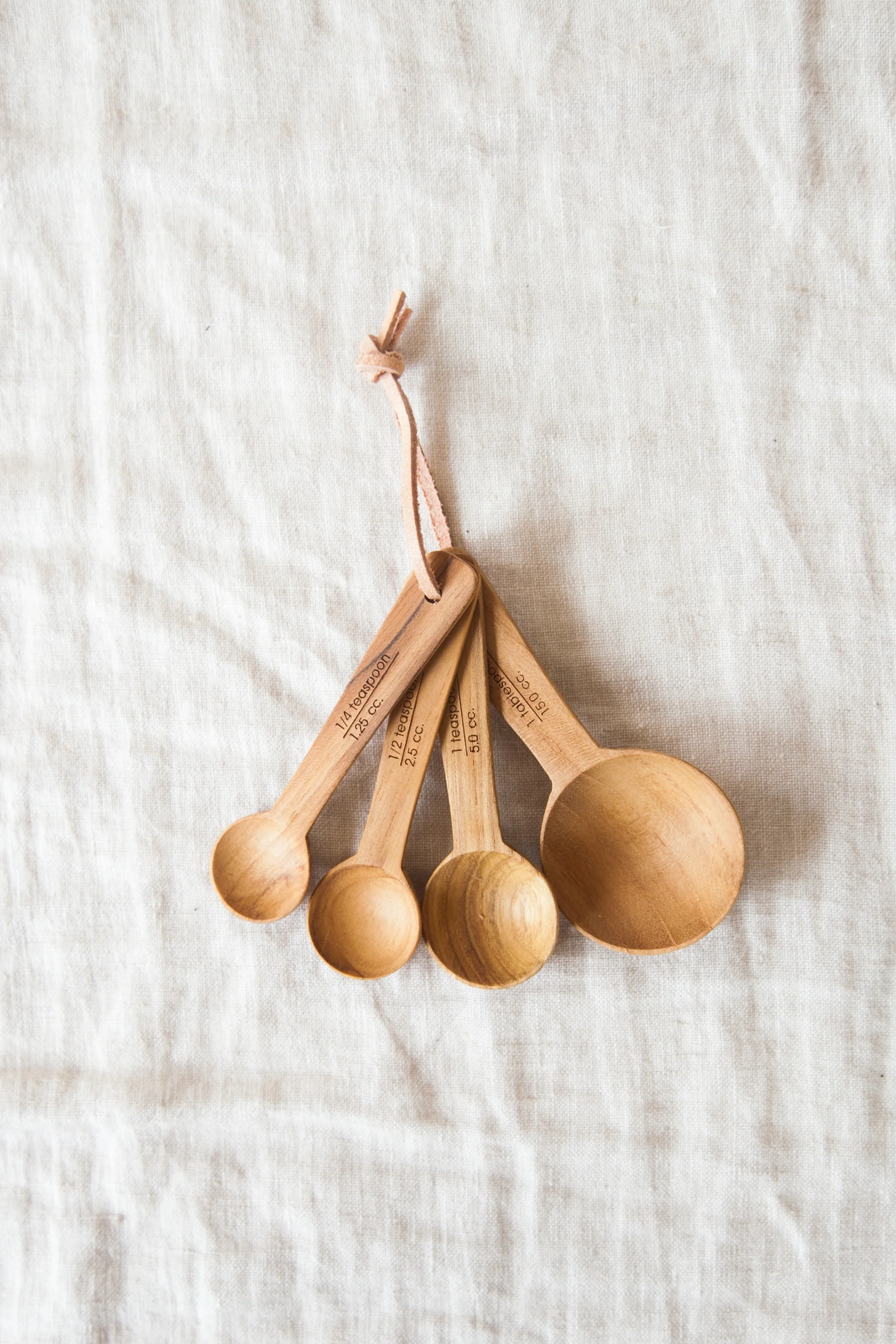 Teak Measuring Spoons