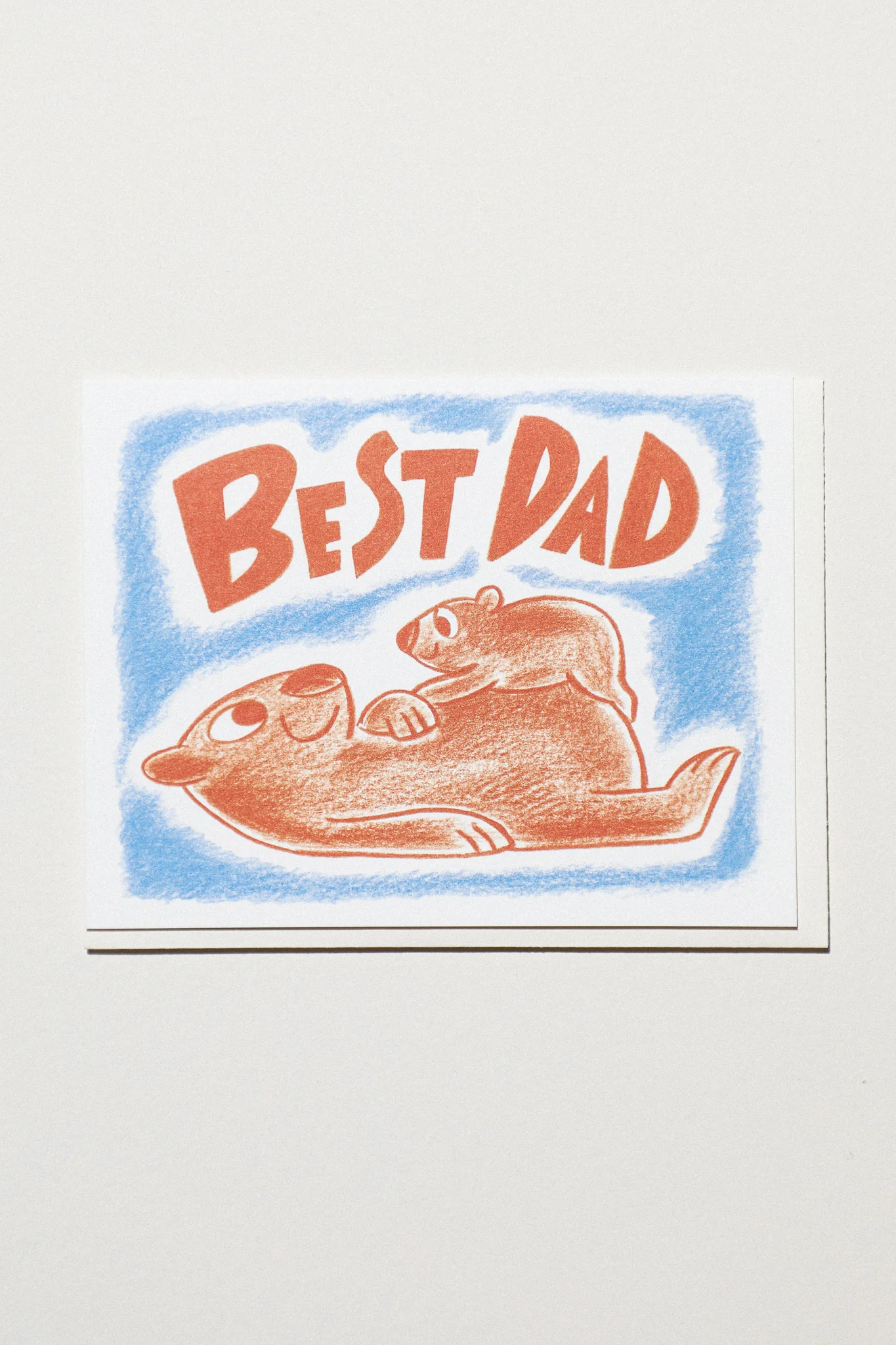 Wombat Dad Greeting Card