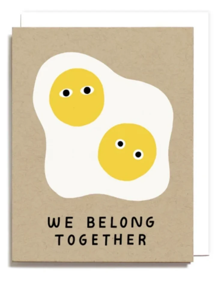 We Belong Together Eggs Greeting Card - Image 2