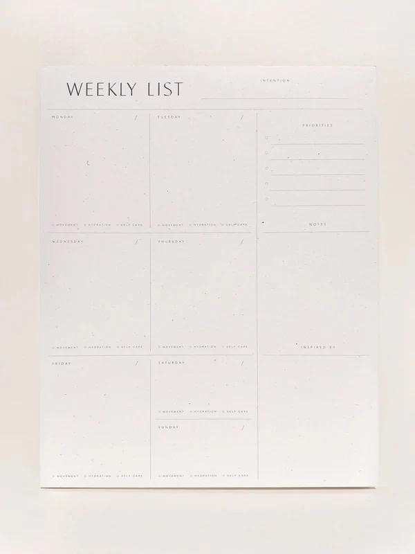 Weekly List Pad - Image 3