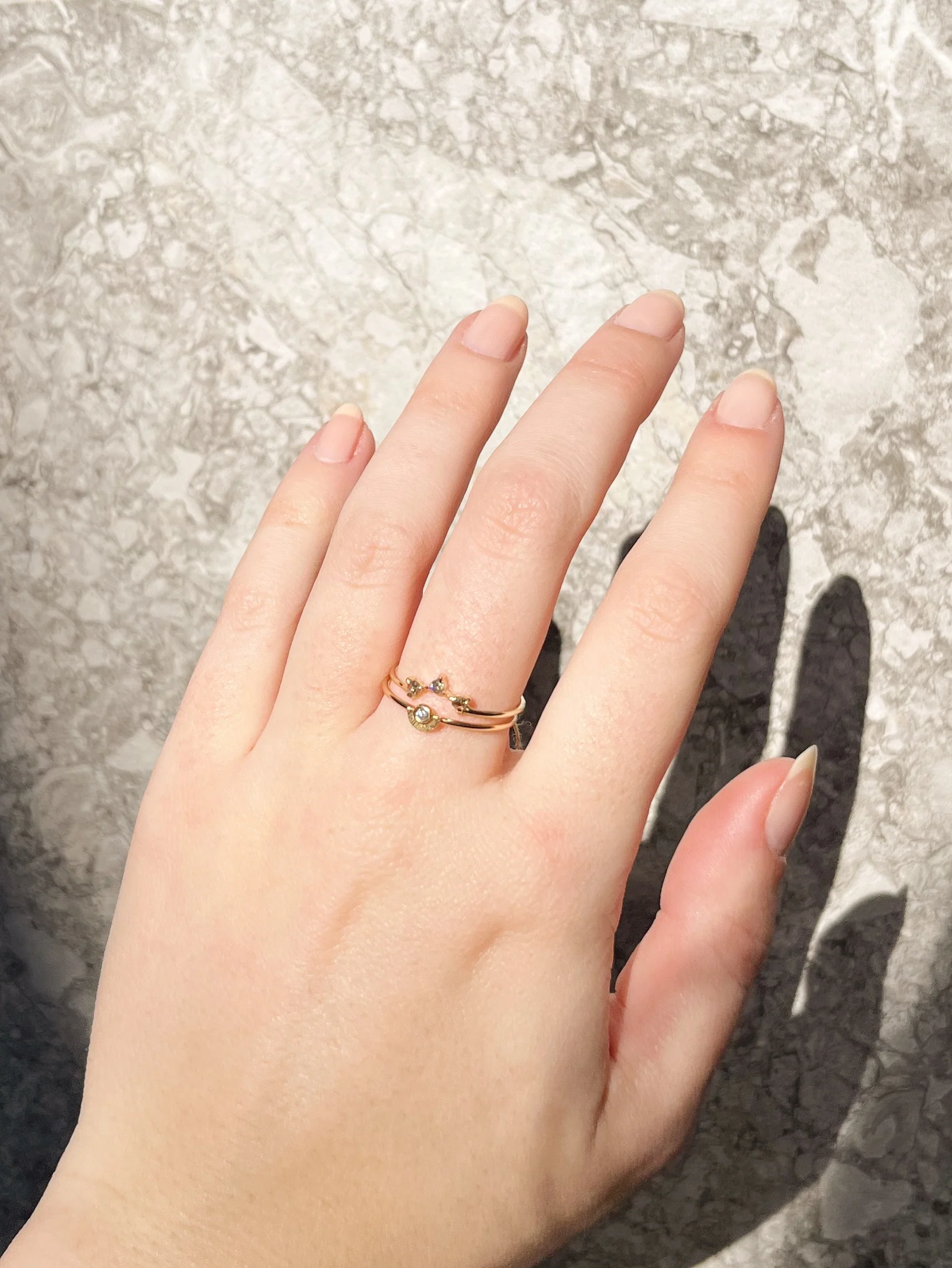 Brown Champagne Diamond Willow Ring - Image 2
